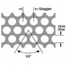 5052 Perforated Aluminum Sheet Plate 2.5 Mm Hole Diameter For Building Facades